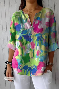 Timeless Floral Cotton Blouse for Effortless Everyday Elegance 4