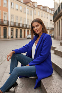 Timeless Jazz Mantel Coat with Elegant Collar and Utility Pockets 4