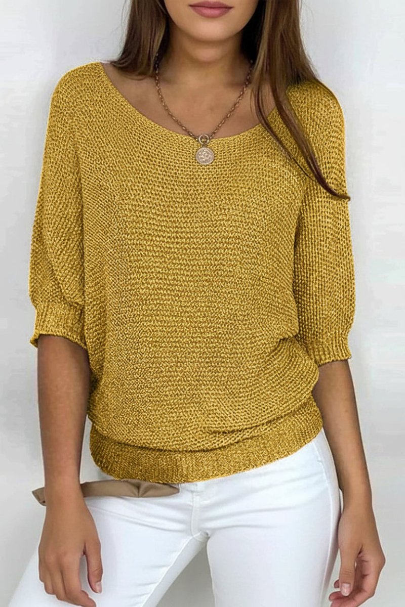 Timeless Knitted Autumn Top for Effortless Style and Comfort 6