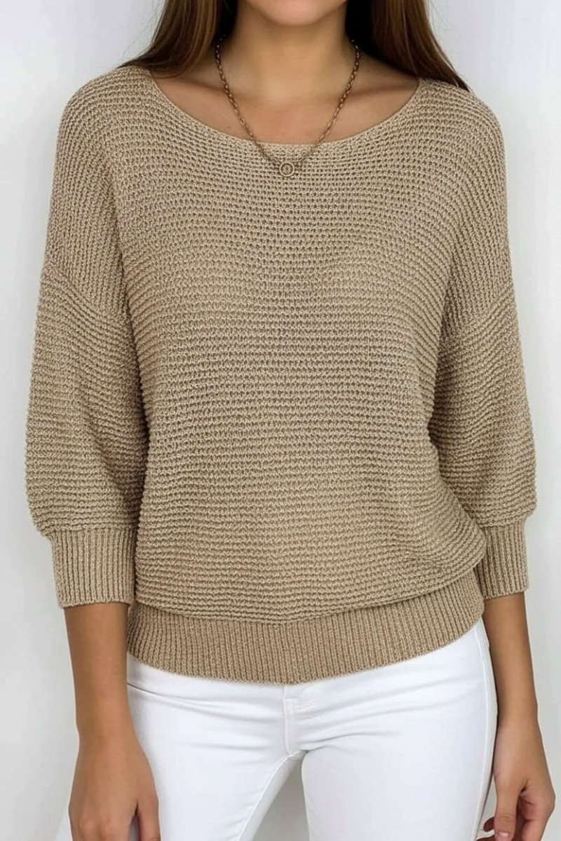 Timeless Knitted Autumn Top for Effortless Style and Comfort 8