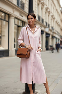Timeless Striped Shirt Dress for Effortless Summer Style 2