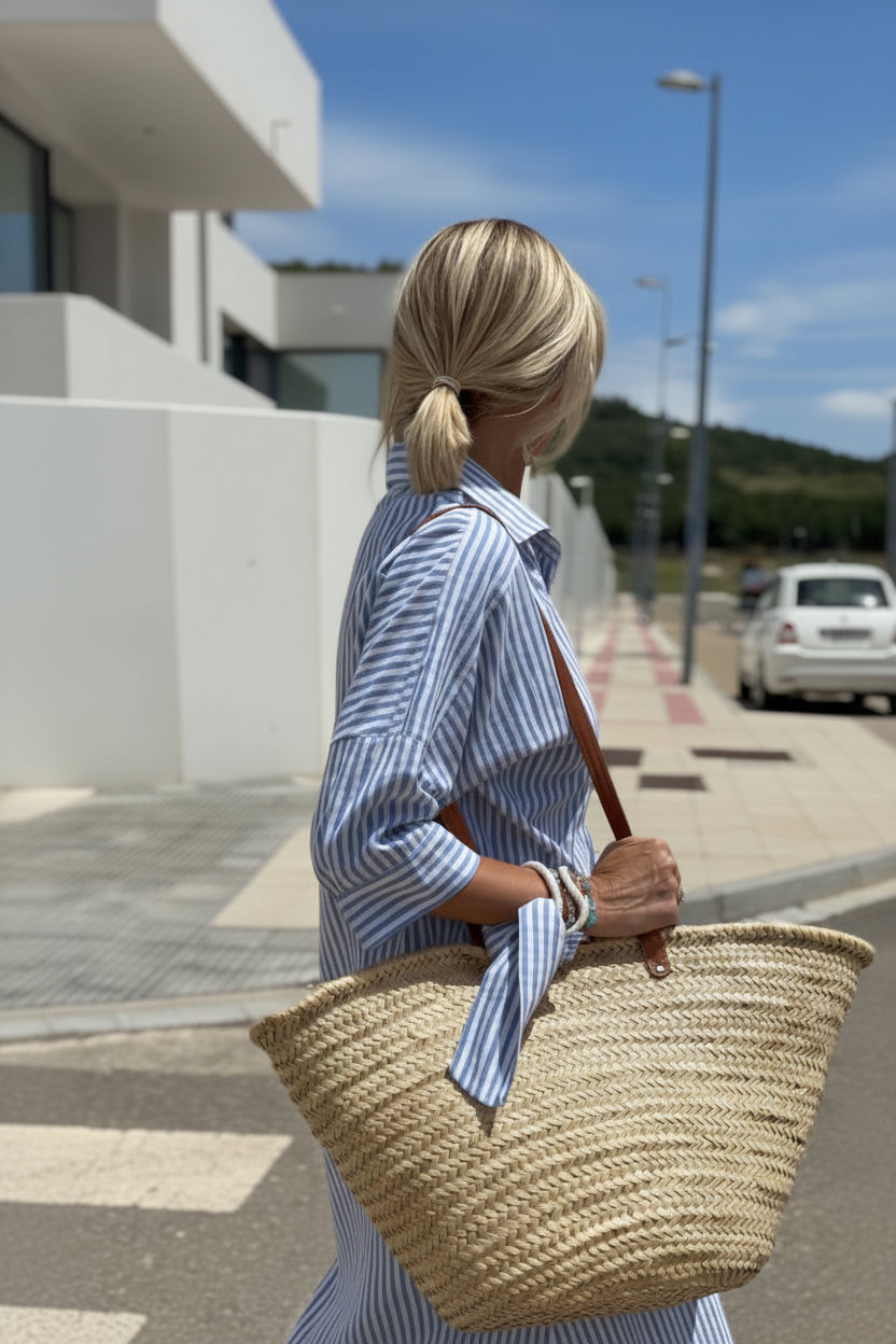 Timeless Striped Shirt Dress for Effortless Summer Style 7