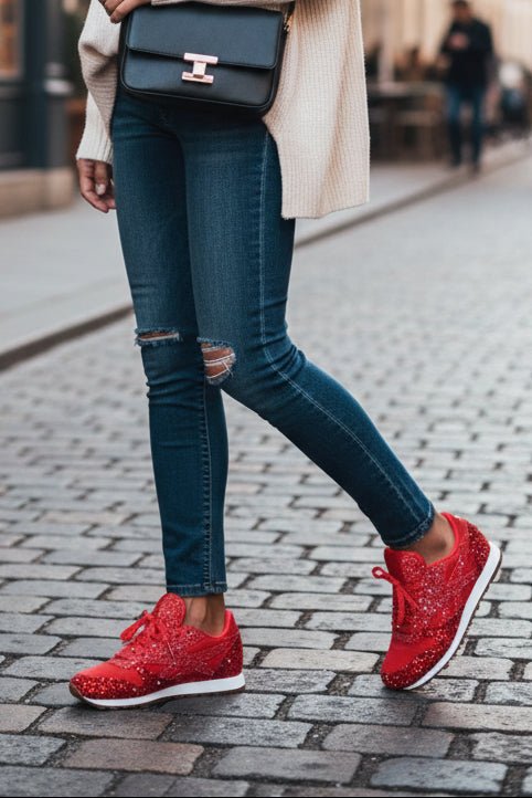 Trendy Glitter Sneakers for All-Day Comfort and Style 4