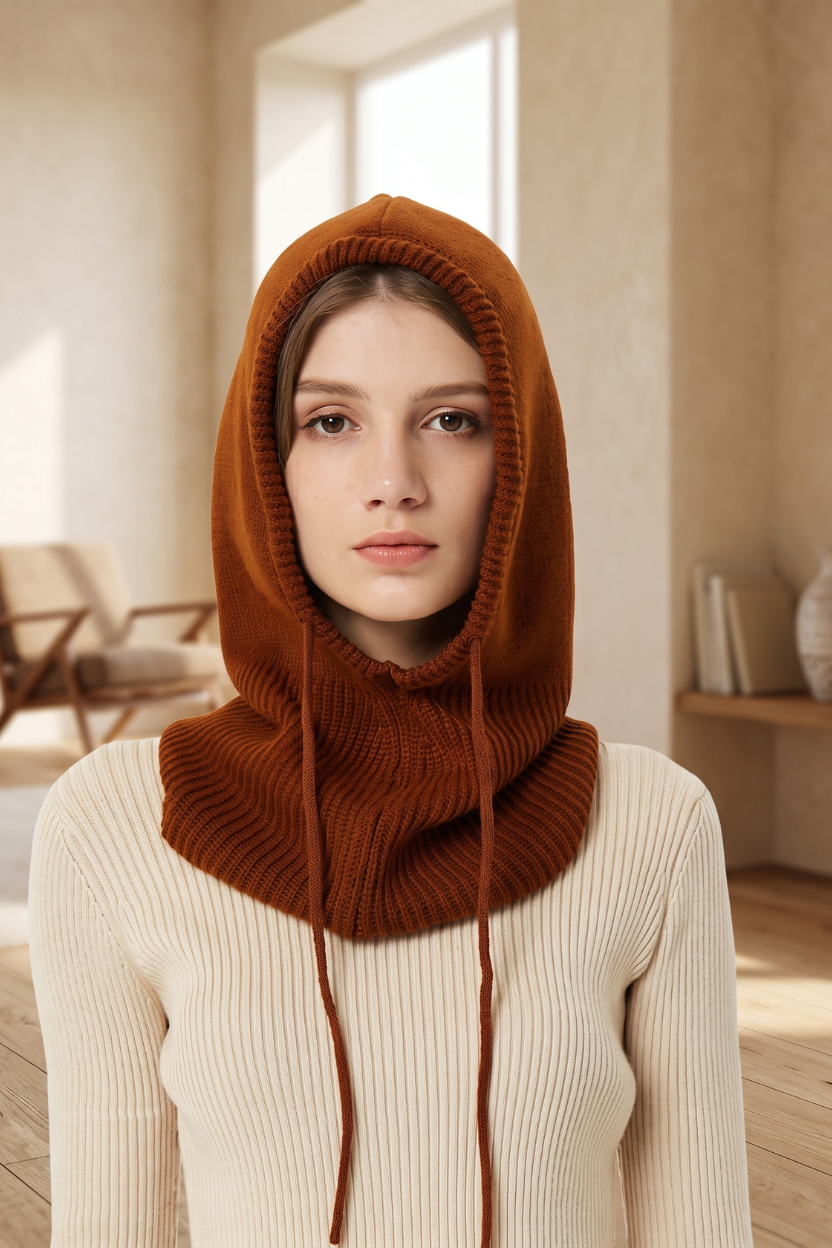 Hooded Hat Neck Warmer