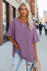 Neck Top Oversized Fit