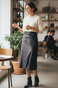 Luxurious Sheepskin Skirt