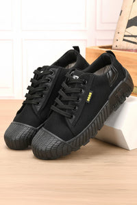 Versatile Green Canvas Sneakers - Durable Low Cut Design with Rubber Sole for Outdoor Work & Training 12