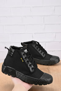 Versatile Green Canvas Sneakers - Durable Low Cut Design with Rubber Sole for Outdoor Work & Training 7