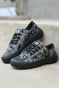 Versatile Green Canvas Sneakers - Durable Low Cut Design with Rubber Sole for Outdoor Work & Training 8