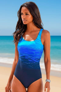 WAVESHIFT Ombre One Piece Swimsuit with Quick-Dry Comfort 3