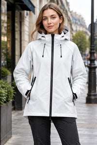 Winddichte Jacke mit Reißverschluss für einen aktiven Alltag