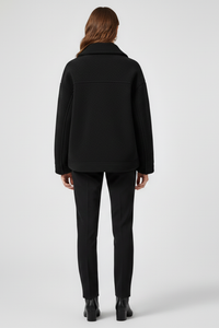 Button-Front Jacket with Generous Pockets