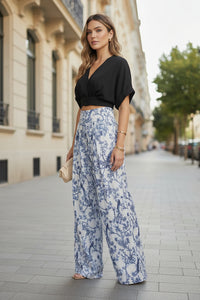 Wide-Leg Trouser Set