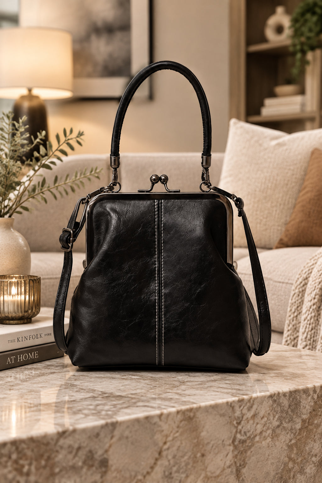 Vintage Shell Crossbody Bag