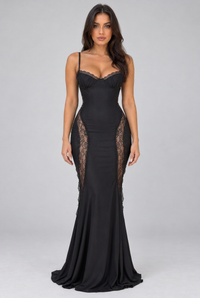 Ada dress front view in 2:3 portrait