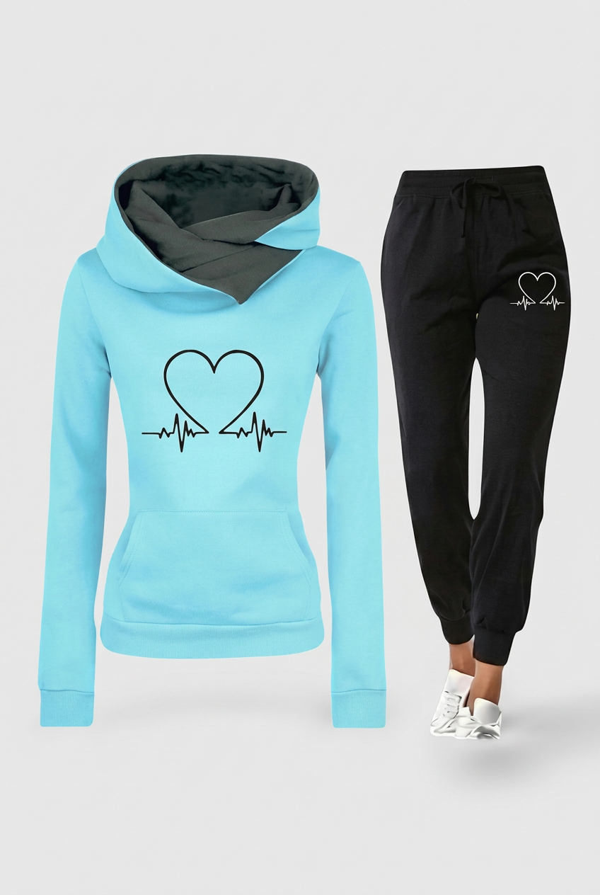 Aliya light-blue hoodie and joggers studio preview