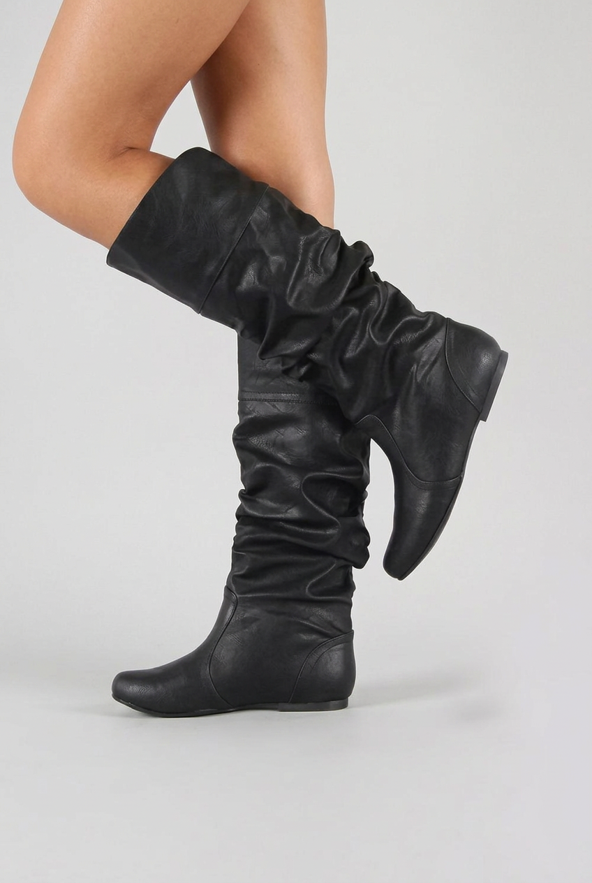 Alysia black boots studio preview