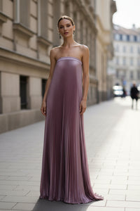 Comfortable Strapless Maxi Dress