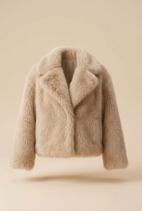Beige Orla jacket in 2:3