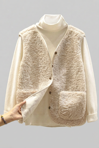 Beige vest without hanger