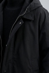 Lightweight Hooded Overcoat