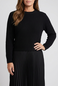 Black Edie dress upper detail