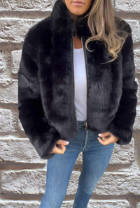 Black Edie jacket, recentered full-jacket view