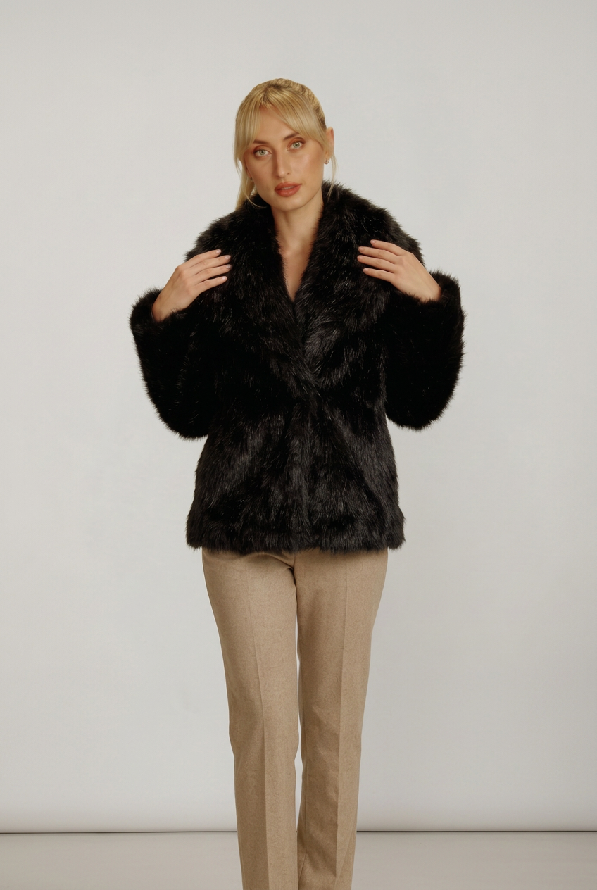 Black Florence coat