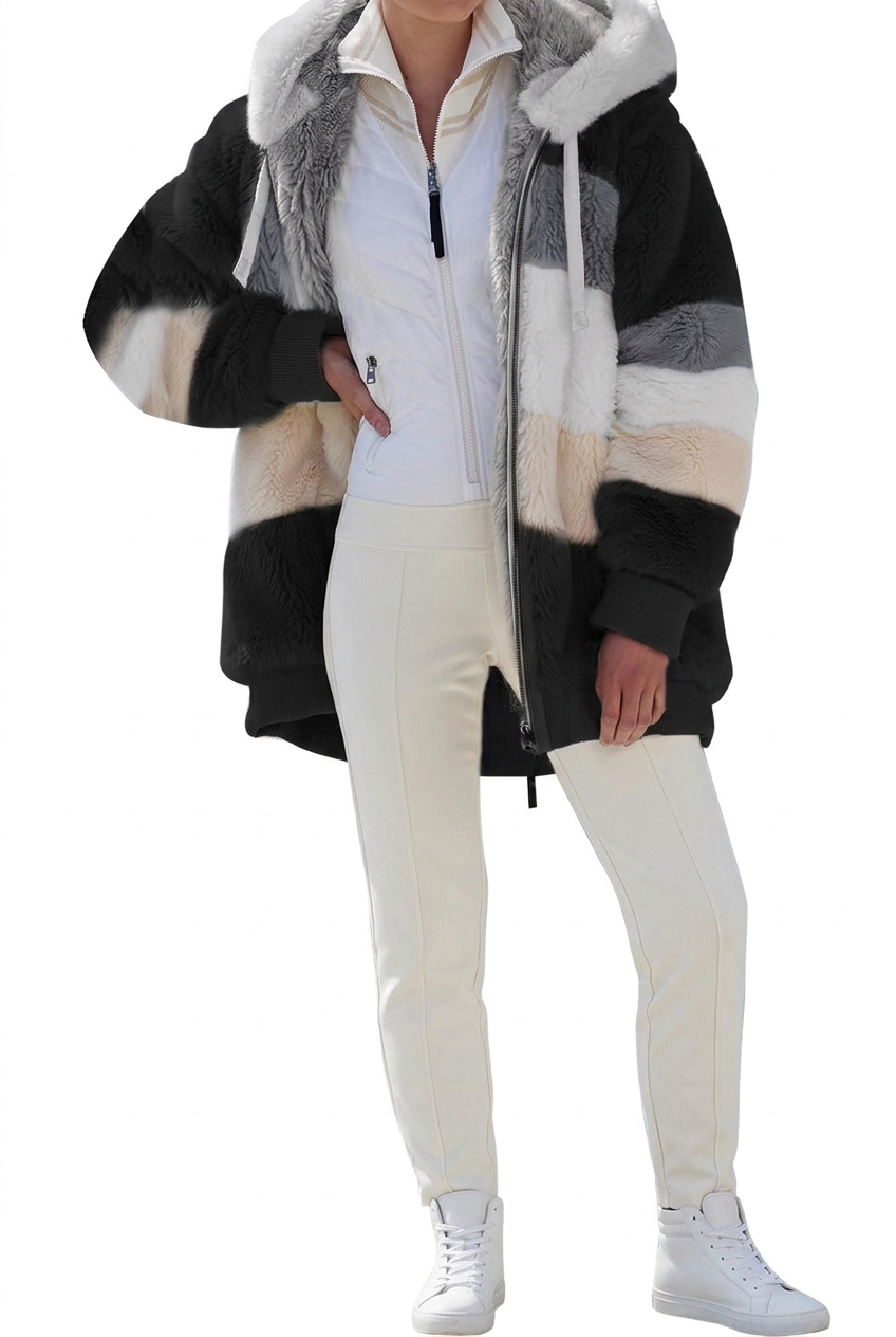 Black Hattie jacket in 2:3 portrait