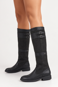 Black Mabel riding boots studio preview