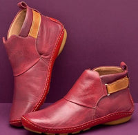 Thea | Damen-Winterstiefel mit runder Spitze und flacher Sohle