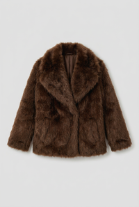 Brown Florence coat, coat-only view