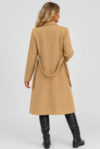 Camel coat back