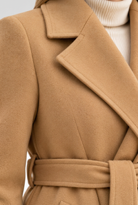 Camel coat detail