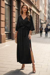 Summer V-Neck Maxi Dress