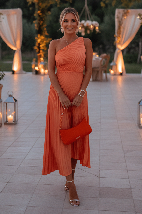 One-Shoulder Maxi Dress