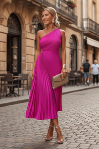 One-Shoulder Maxi Dress