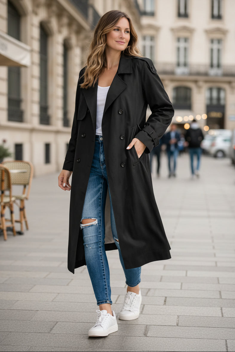 Belted Parka for Everyday Wear