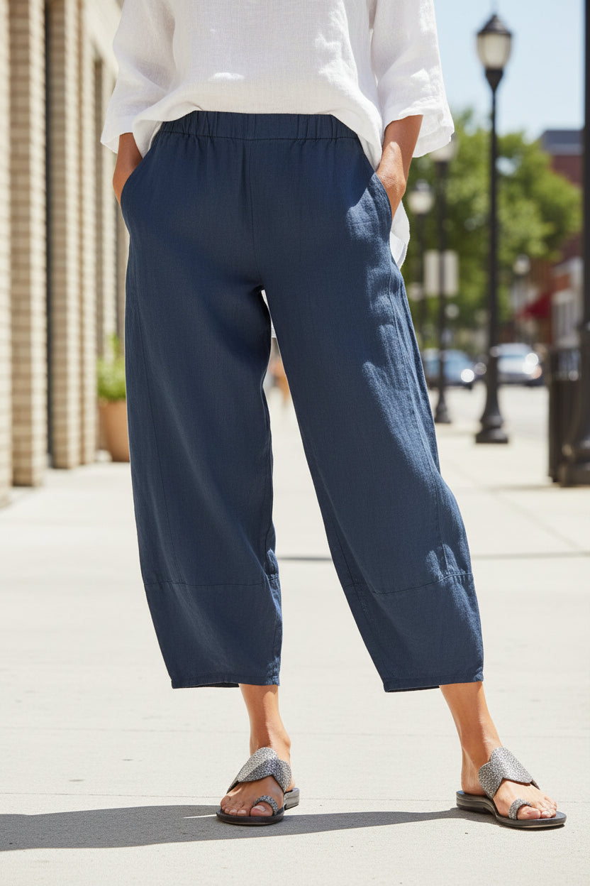 Relaxed Wide Leg Pants