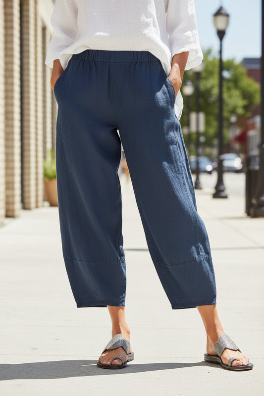 Relaxed Wide Leg Pants