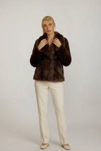 Dark brown Florence coat, alternate view