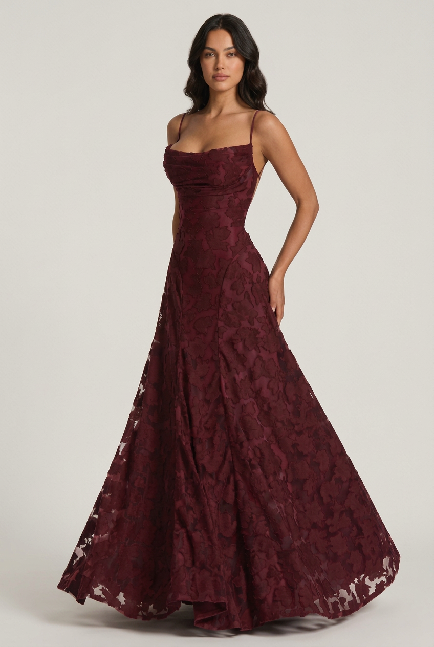 Deidre burgundy angled front studio preview