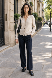 Relaxed Fit Everyday V-Neck Cardigan