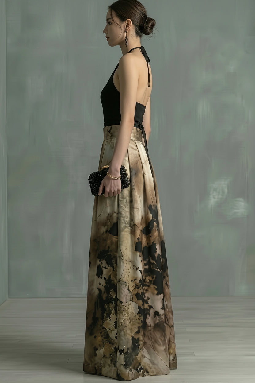 Refined Two-Piece Outfit with Modern Wide Leg Silhouette