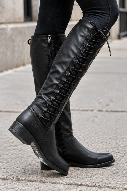 Fit Tall Lace-Up Boots
