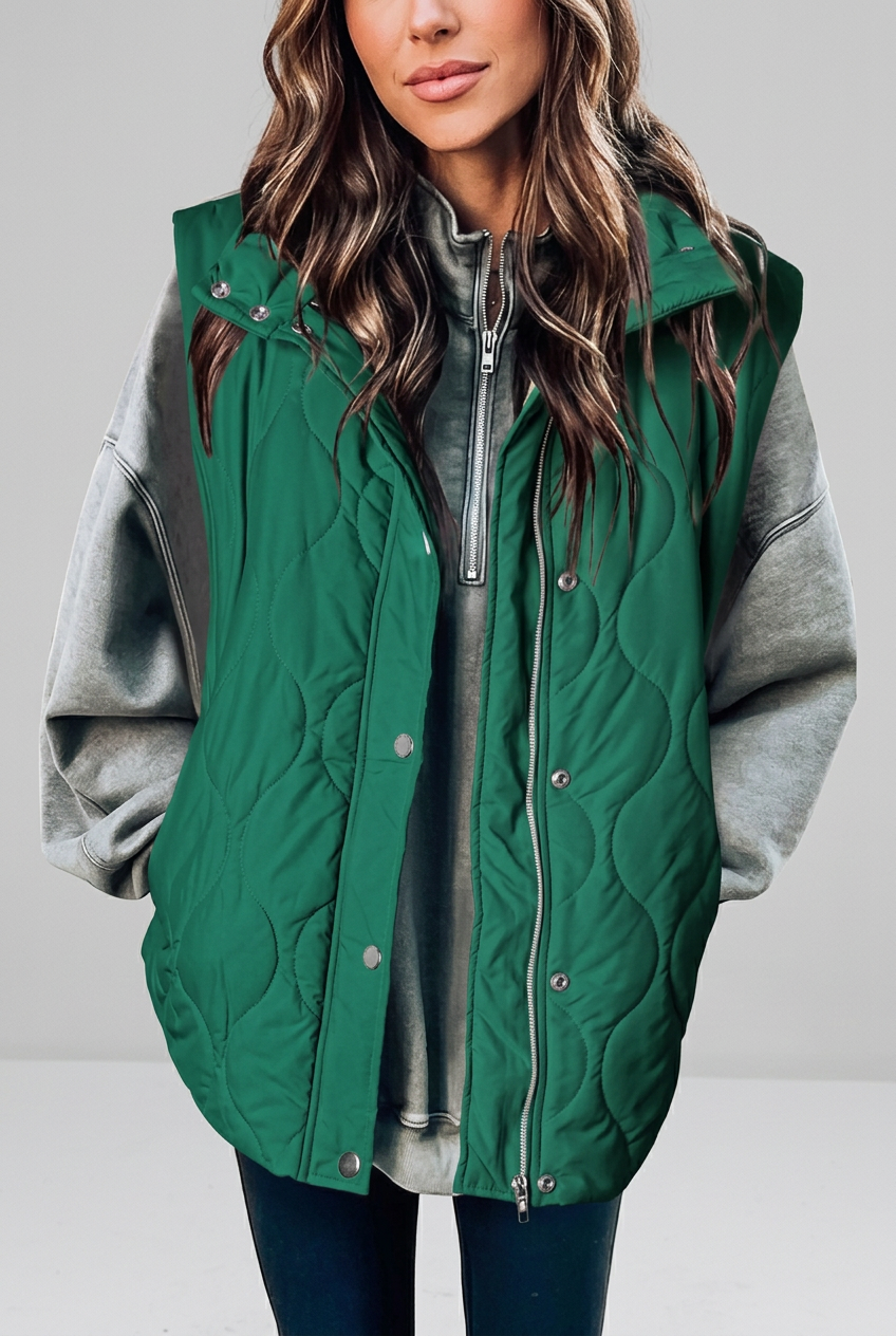 Eula green vest studio preview