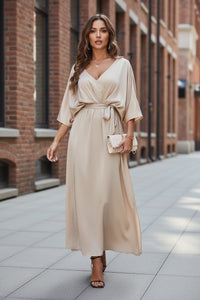 Summer V-Neck Maxi Dress