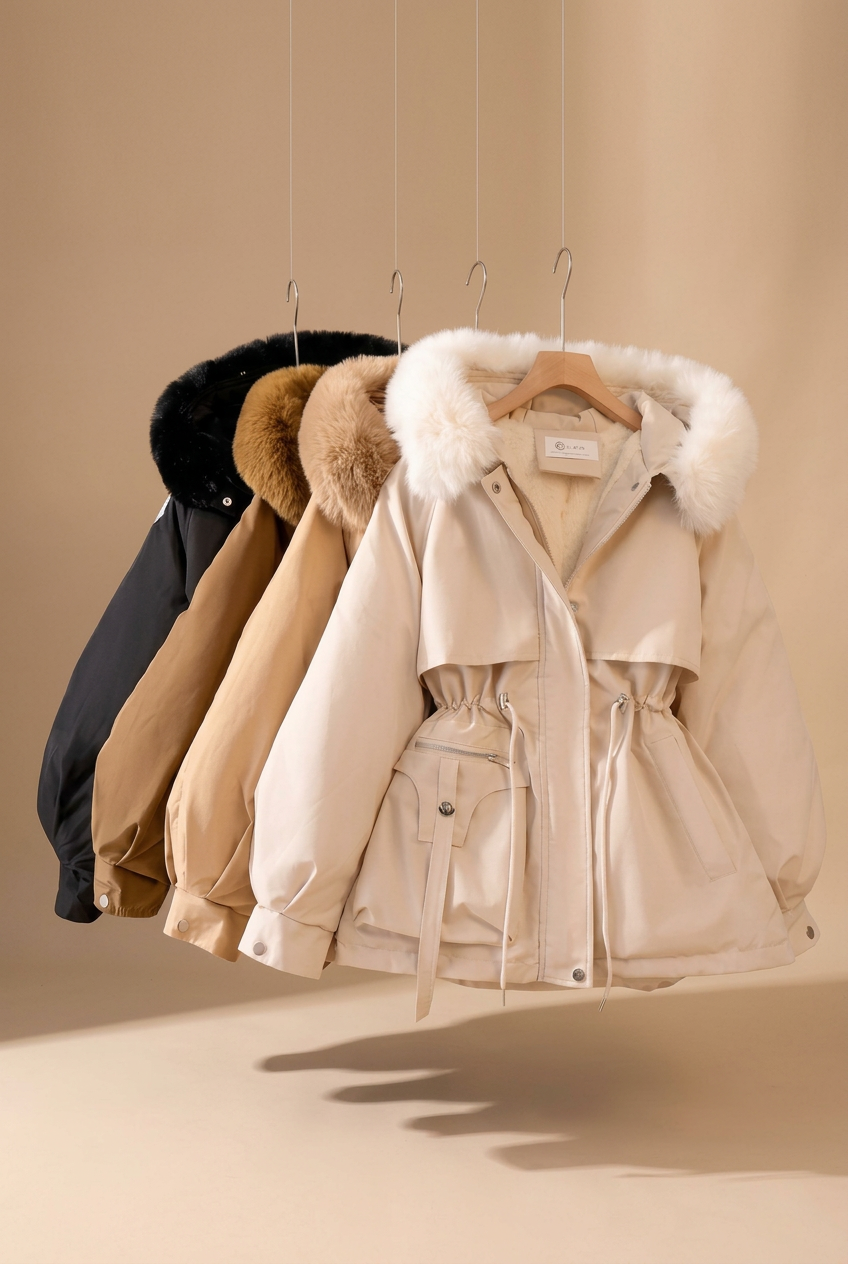 Florence parka color display in 2:3