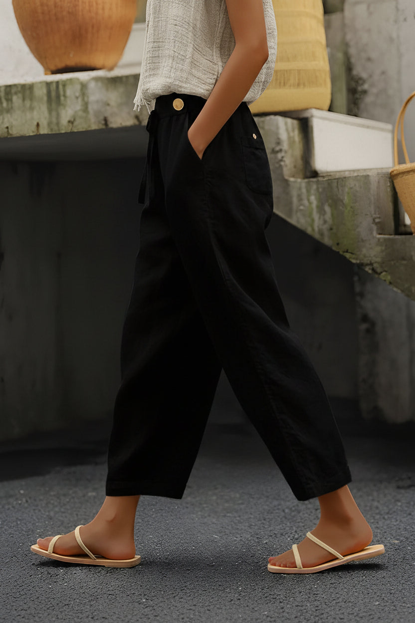 Relaxed Tapered Trousers