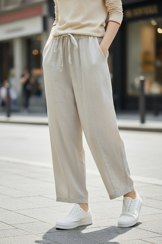 Relaxed Tapered Trousers